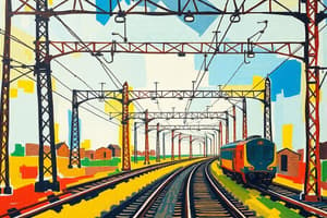 Electrification of Sidings: Chapter XVIII Rules