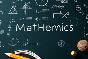 Foundations of Mathematics Quiz