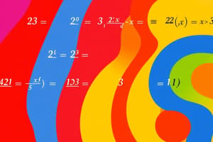 Linear Algebra: Systems of Equations