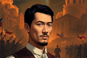 Rizal's European Experiences and Homecoming