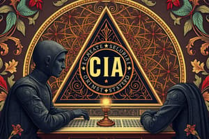 Computer Network Security Unit 1: CIA Triad