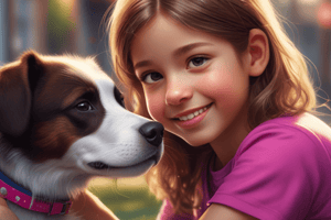 Little Girl and Stray Puppy Friendship Quiz