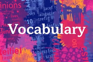 Vocabulary Test  Ch.15-16 (America's Story 2)