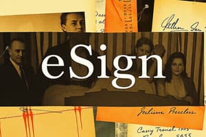 eSign Document Creation and Sending Process