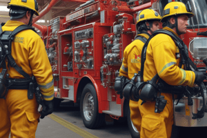 SOG 18 Fire Rescue Water Supply Operations Procedures Quiz