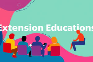 Extension Education Principles