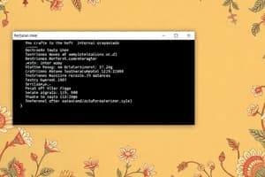 1.2 – Windows Commands - Windows Command Line Tools