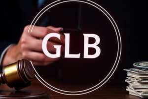 Business Ethics and the GLB Act