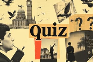 Vocabulary Quiz: Definitions and Meanings