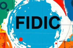 Introduction to FIDIC Contracts