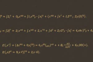 Expressions and Formulae