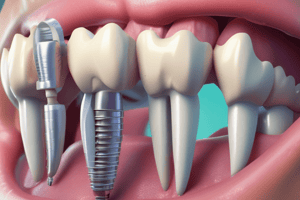 Effects of Smoking and Bone Density on Implant Success