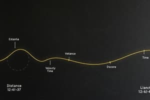 Physics: Distance and Velocity Graphs