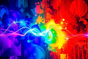 Electromagnetic Spectrum and Models of Light