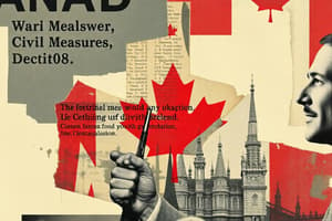 Nationalisme et guerre au Canada