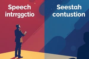 Informative Speech: Intro and Conclusion