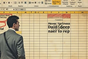 Excel: Spell Check & Print Preview