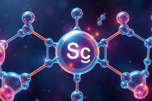 Chemistry Fundamentals Overview