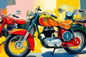 Evolución histórica de la motocicleta