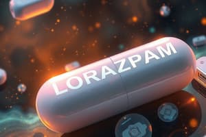 Lorazepam (Ativan) Flashcards