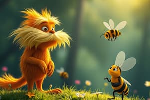 The Lorax/Bee Movie Scripts Flashcards