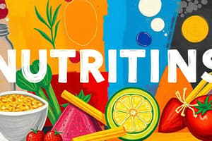 Introduction to Nutrition Basics