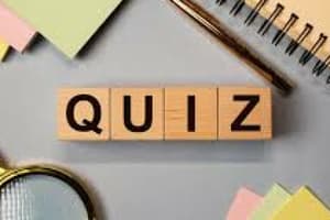 Parts of Speech Quiz