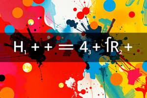 Addition Reactions and Markovnikov's Rule