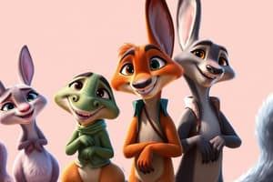 Zootopia Characters Flashcards