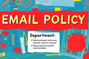 New Lenox Fire Dept Email Policy Quiz