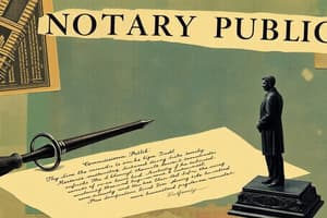 Notary Commission Management Scenarios