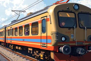 Railway Coach Maintenance Procedures