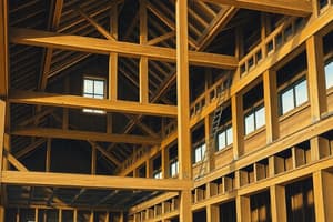 Wood Framing Systems Quiz