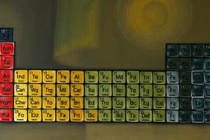 Chemistry Mendeleev’s Periodic Law and Table