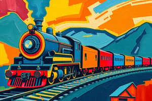 Transcontinental Railroad Completion Quiz