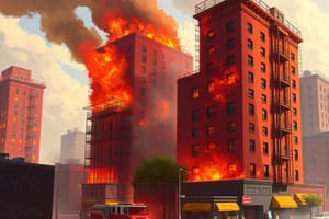 202.20 MID-RISE SIZE UP AND FIREGROUND FACTORS