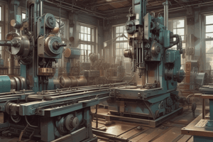 Introduction to Drilling and Boring Machines