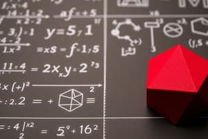 Key Areas of Mathematics Overview