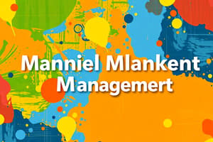 Channel Management and Planning Quiz