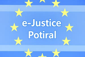 EU e-Justice Portal Quiz