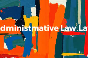 Introduction to Dutch Administrative Law