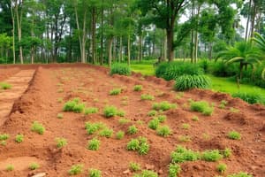 Land Degradation and Conservation