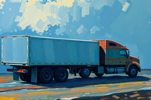 Freight Regulations and Incentives Quiz