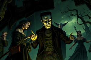 Frankenstein Characters Chapters 1-3