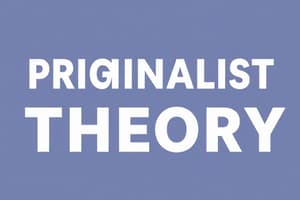 Criticisms of Firm Theory Marginalist Approach