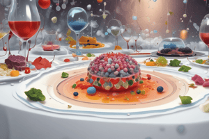 Molecular Gastronomy and El Bulli Quiz