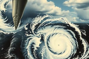 Air-Sea Interactions: Tropical Cyclones