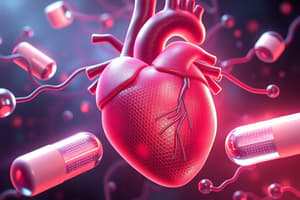 Cardiovascular System Medications Quiz