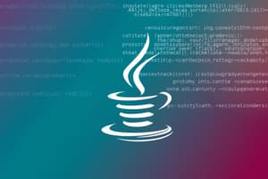 Introduction to Java Programming