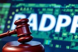 FADP Chapter 3: Federal Data Protection Commissioner